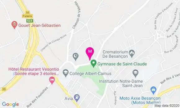 Localisation Dr Emmanuel Jurain