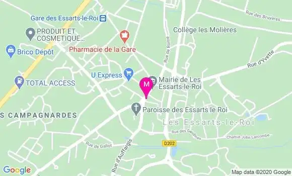 Localisation Dr Chantal Lallier