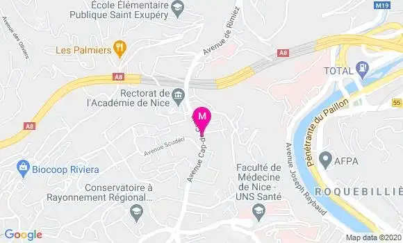 Localisation Dr Marie Claude Rocchi