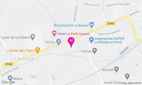 Localisation Dr Isabelle Tavernier Loyer