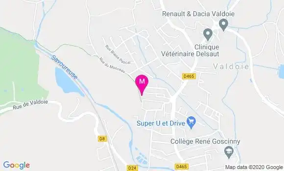 Localisation Dr Nathalie Chabrier Coulon