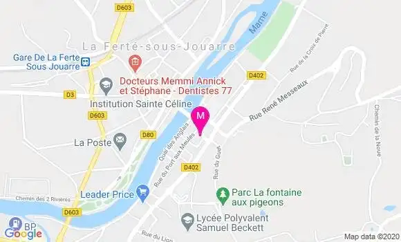 Localisation Dr Hugues Emmanuel Cheret