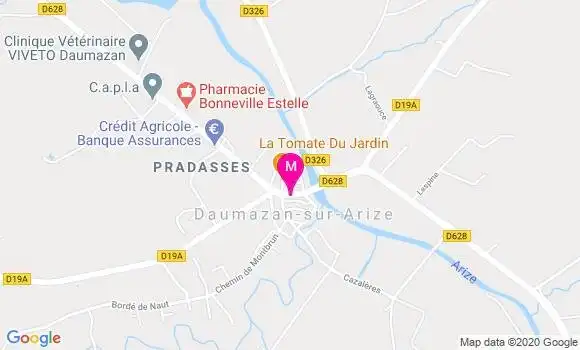 Localisation Dr Alida Pauly