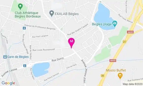 Localisation Dr Hélène Cesbron