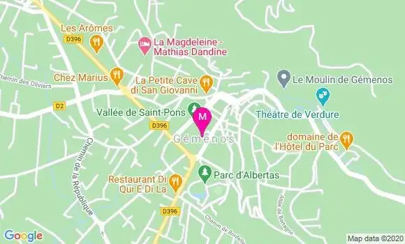 Localisation Dr Michel Bourgoin