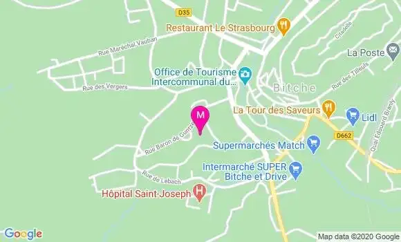 Localisation Dr Jean Jacques Kuntz