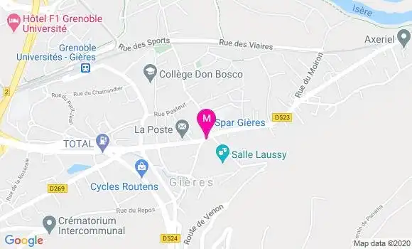 Localisation Dr Anne Gervasoni