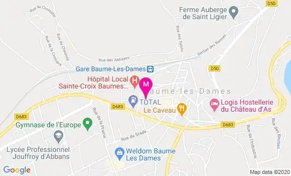 Localisation Dr Claude Besançon