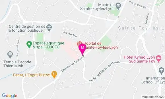Localisation Dr Marie Josée Moya