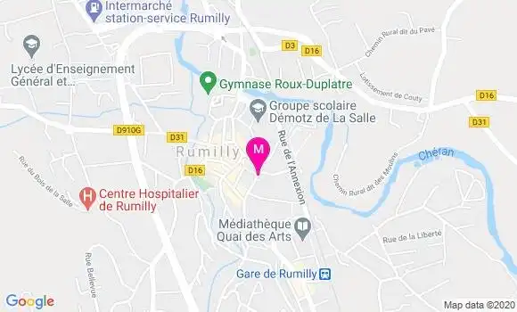 Localisation Dr Florence Richard