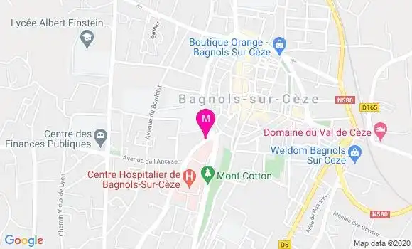 Localisation Dr Florence Bouttier