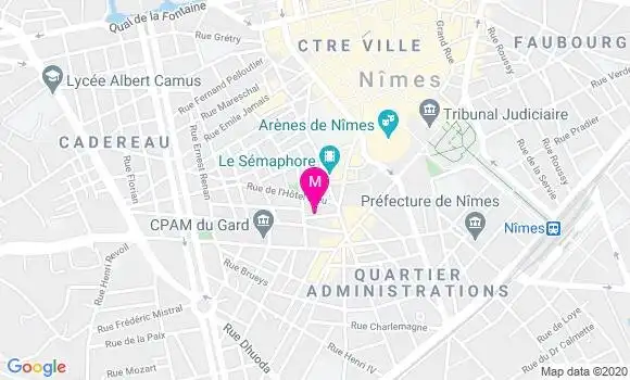 Localisation Dr Corinne Huguet