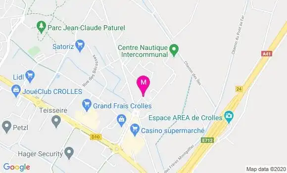 Localisation Dr Eric Lenoir