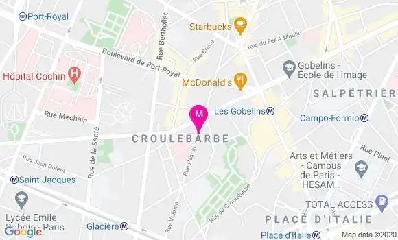 Localisation Dr Catherine Bayle