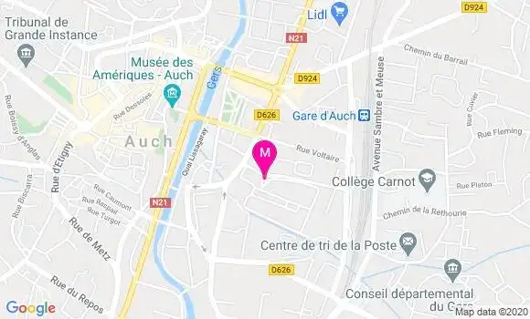 Localisation Dr Anne Christine Pouyadou Farjon
