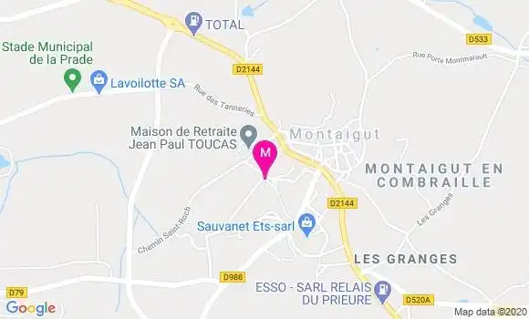 Localisation Dr Pierre Cadez