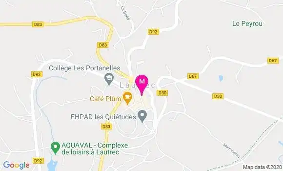 Localisation Dr Marie Elisabeth Delga