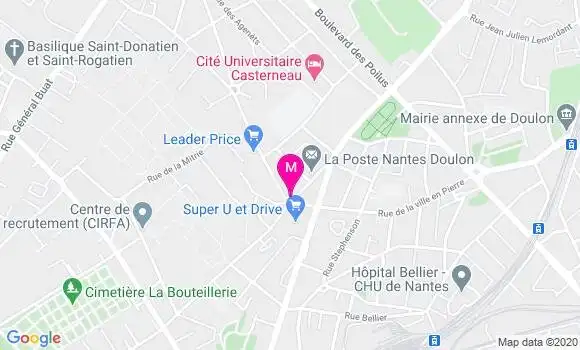 Localisation Dr Martine Bouquet Glassier