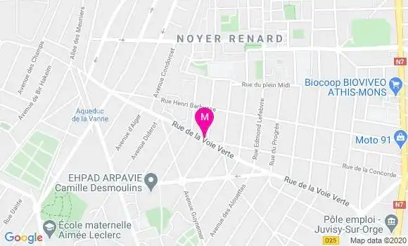 Localisation Dr Nathalie Le Bail