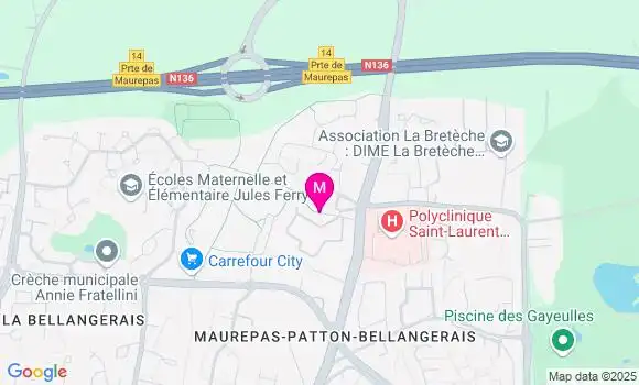 Localisation Dr Virginie Morin Chouarbi