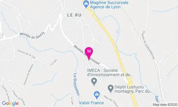Localisation Dr Elise Benedini