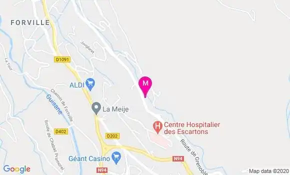 Localisation Dr Amina Laribi