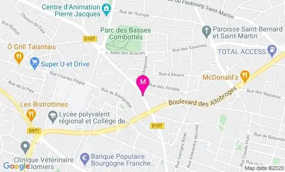 Localisation Dr Martine Guy