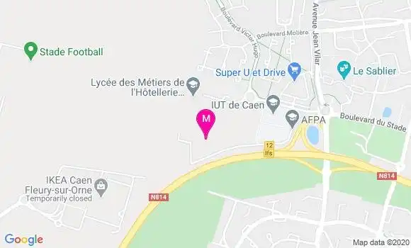 Localisation Dr Caroline Beaudic Crabbe