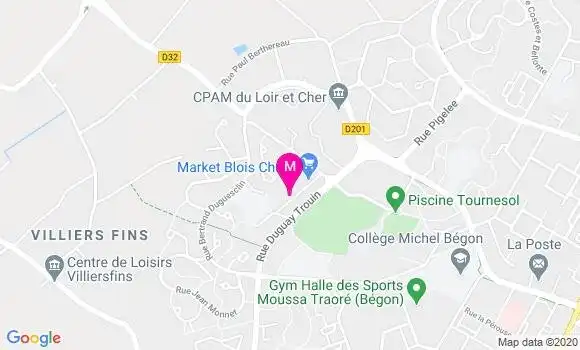 Localisation Dr Hubert Moreau