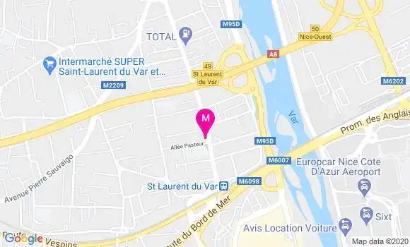 Localisation Dr Isabelle Perbost