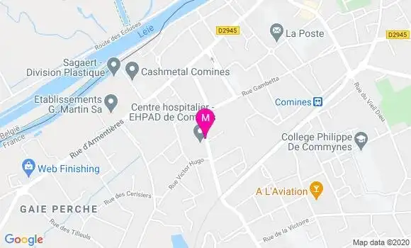 Localisation Dr Corine Loison Blanchard