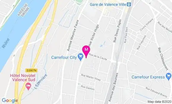 Localisation Dr Jeanine Aunave Glesner