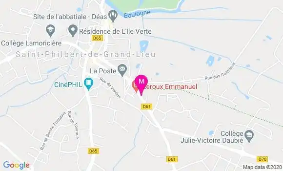 Localisation Dr Isabelle Lehy