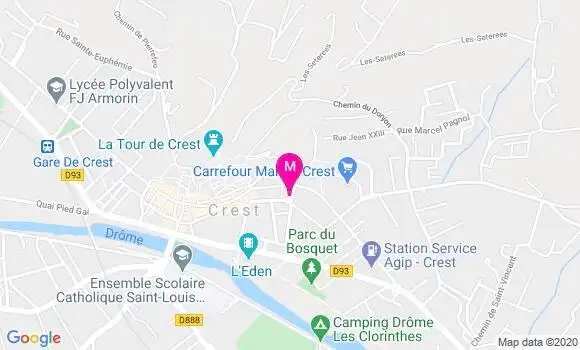 Localisation Dr Frédéric Carneau