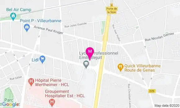 Localisation Dr Claude Jouve