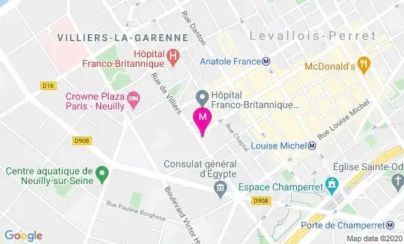 Localisation Dr Alexandre Fouquier D