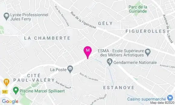 Localisation Dr Myriam Burguera