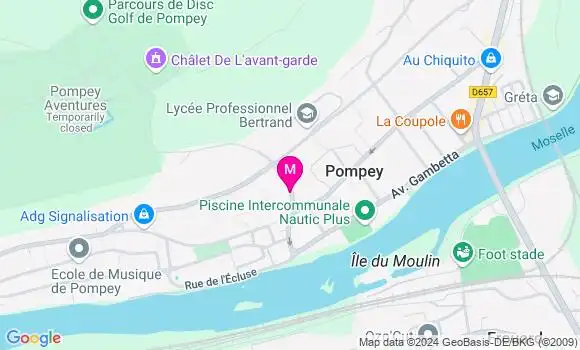 Localisation Dr Fabienne Durantay