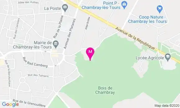 Localisation Dr Christine Grandcolas