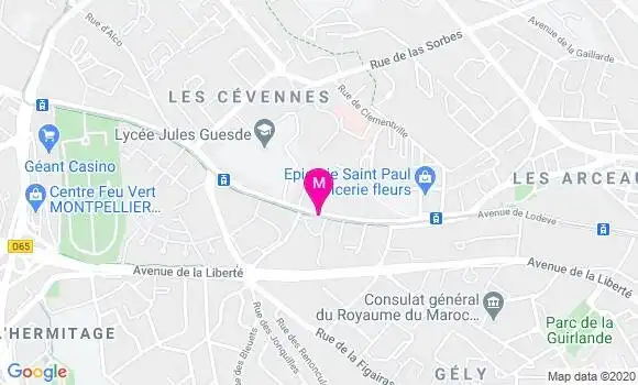 Localisation Dr Christophe Chassain