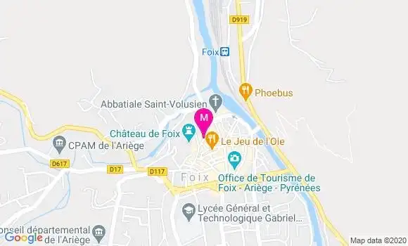 Localisation Dr Jean Yves Coustau