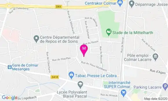 Localisation Dr Pascale Fiat