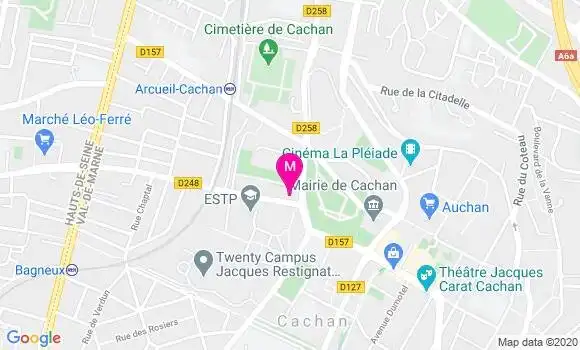 Localisation Dr Patrick Machin