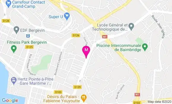 Localisation Dr Claudia Coudoux