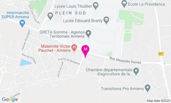 Localisation Dr Laurence Mounier