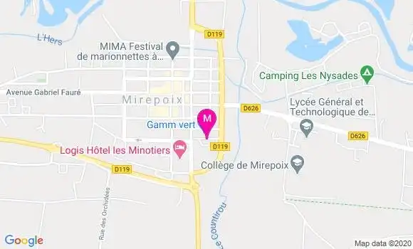 Localisation Dr Cyrille Gounot