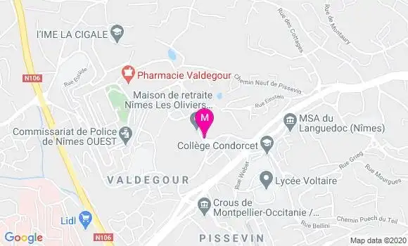 Localisation Dr Anne Maubon