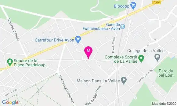 Localisation Dr Vincent Malavoy
