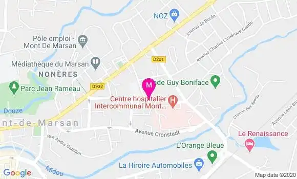 Localisation Dr Florent Fiasson