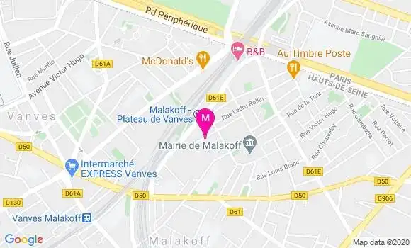 Localisation Dr Jean Luc Vourc